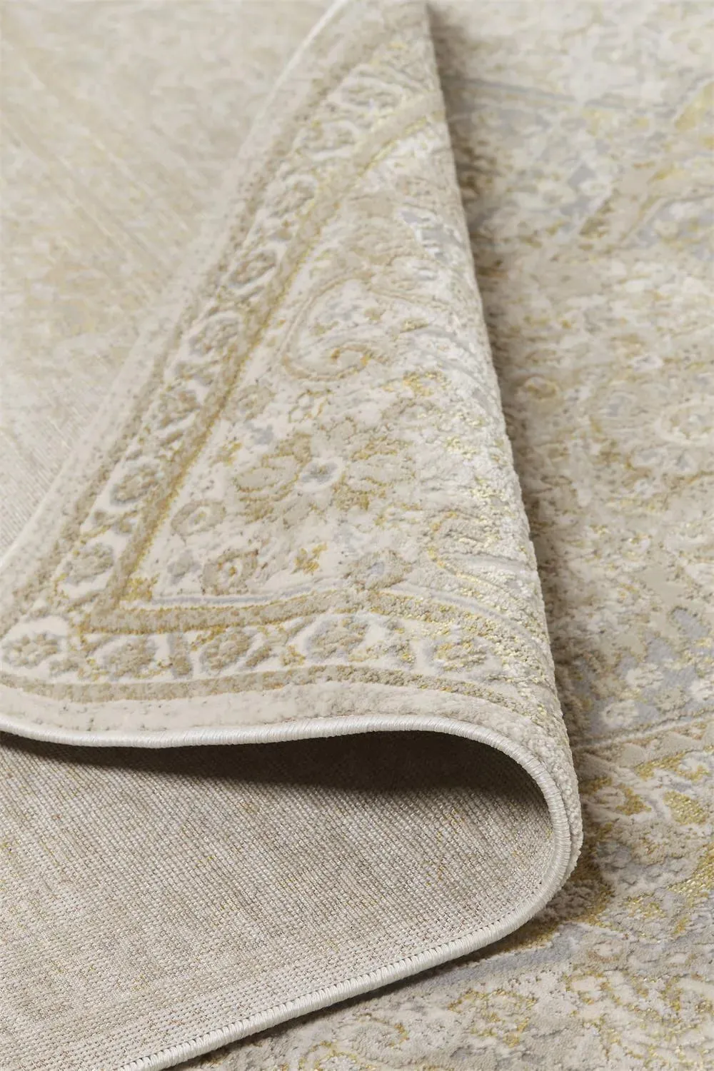 Aura AUR3734F Brown/Gold Rug