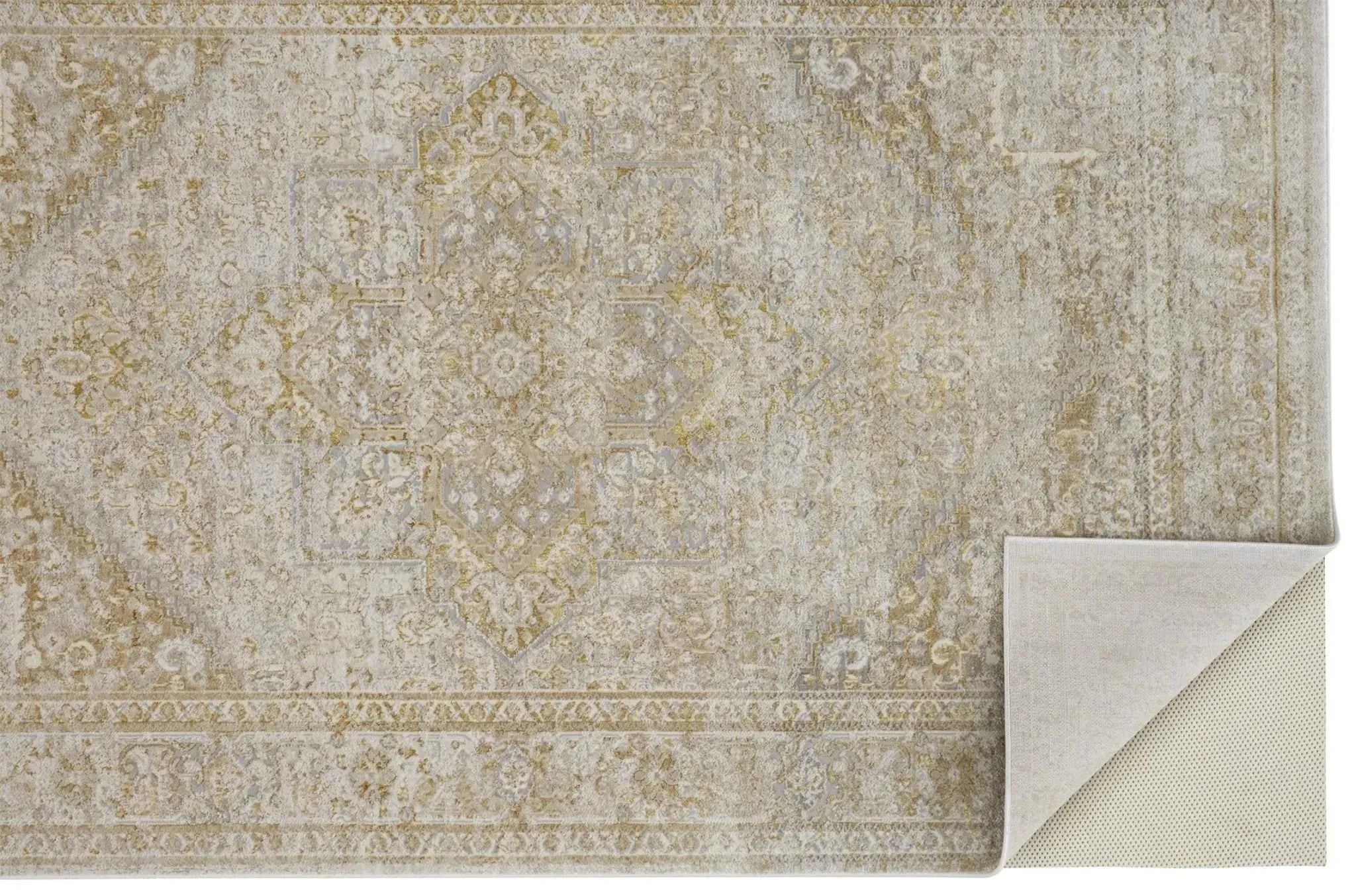 Aura AUR3734F Brown/Gold Rug