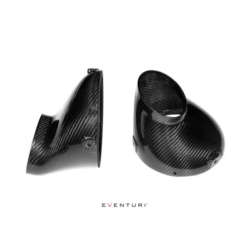 EVENTURI EVE-C8VT-CF-INT Carbon Fiber Intake System With Clear Cover for CHEVROLET Corvette C8