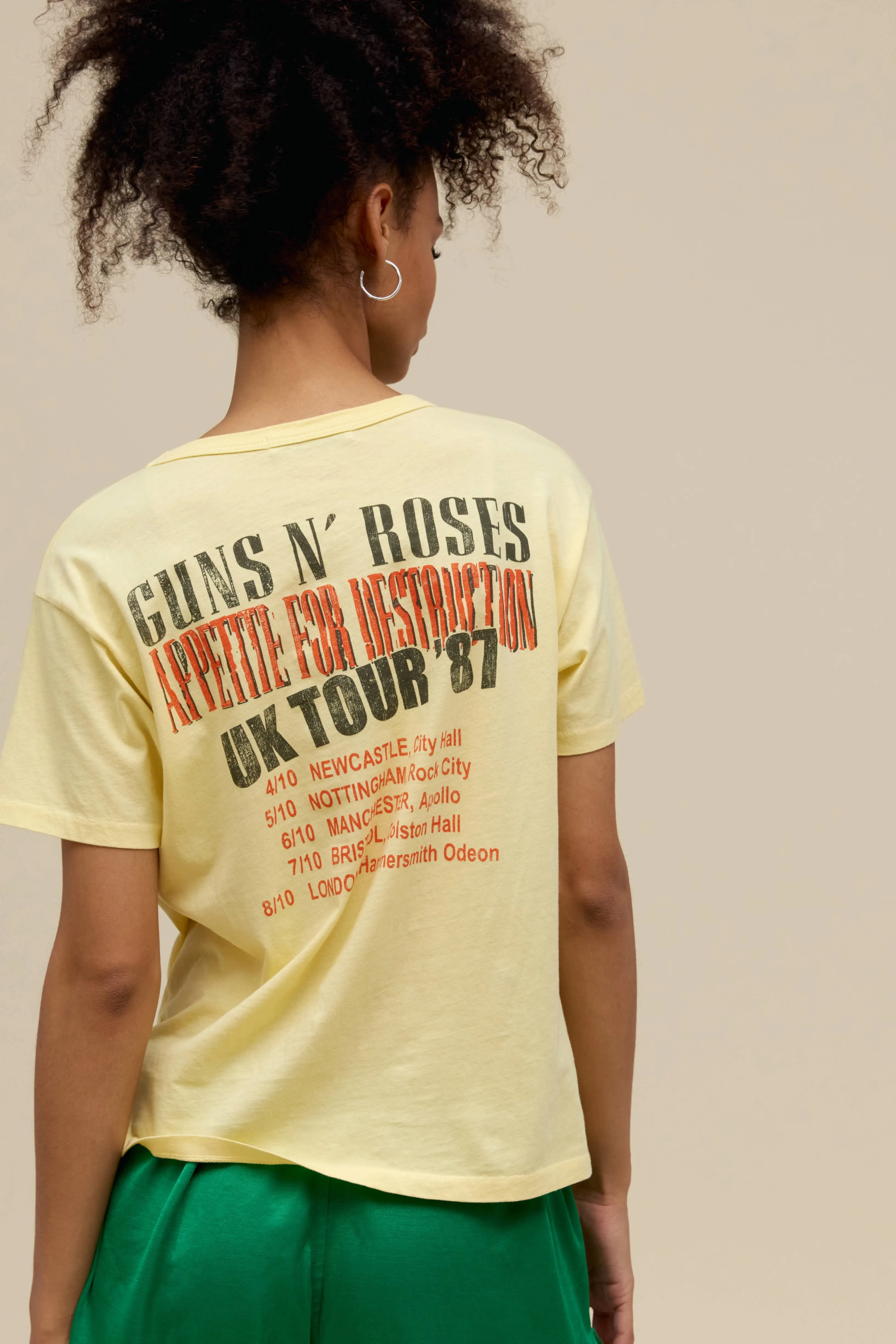 Guns N' Roses Tour '87 Ringer Tee