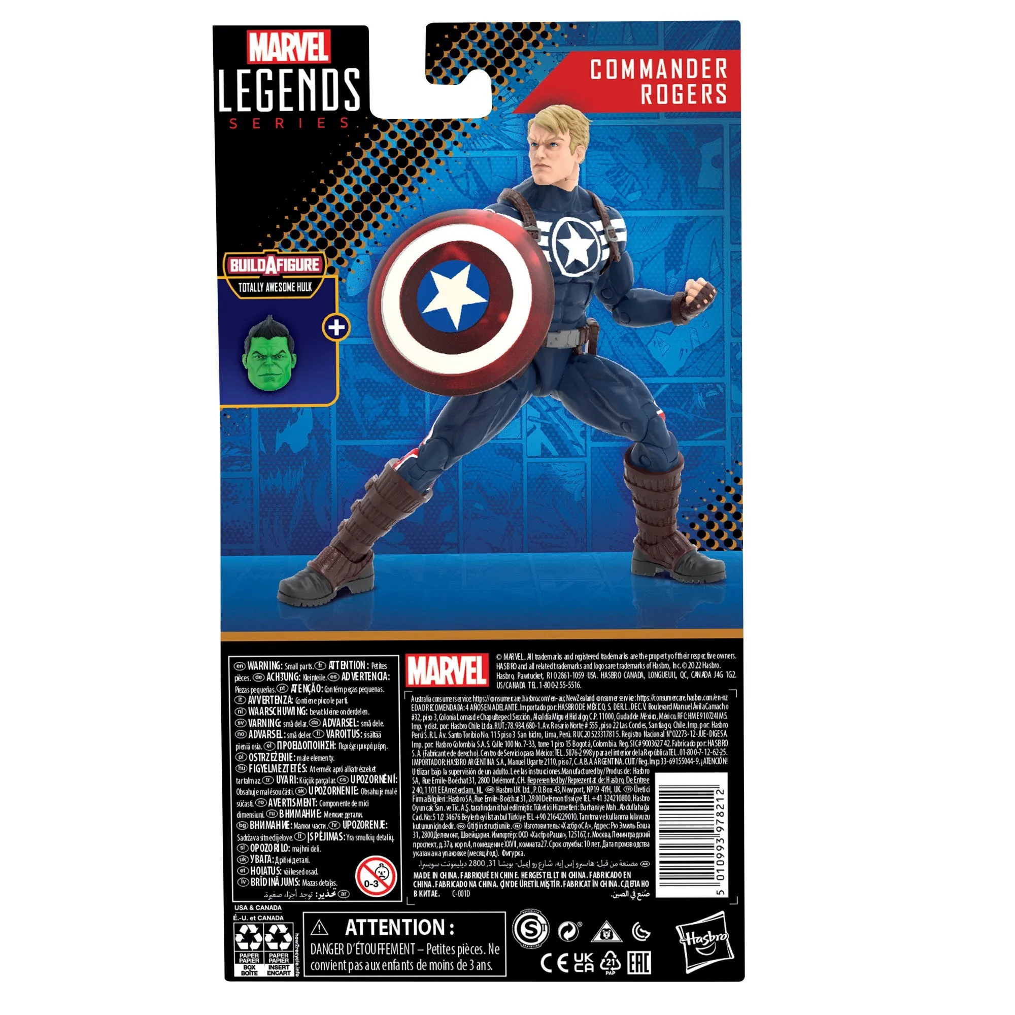 Marvel Legends Series Marvel Comics Commander Rogers