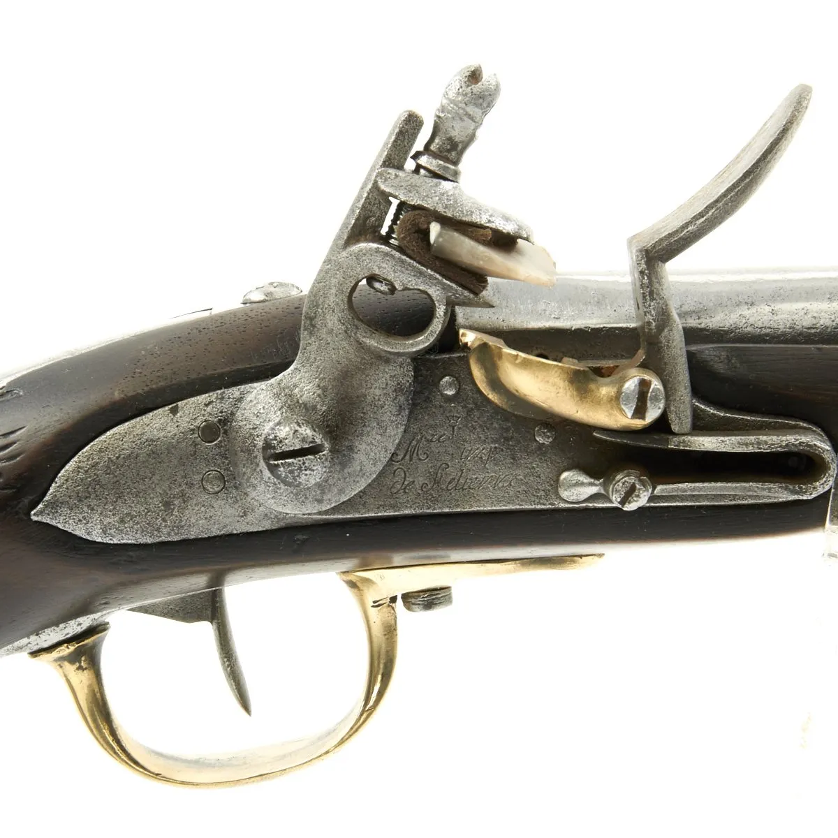 Original French Napoleonic Flintlock Dragoon Pistol made by St. Etienne Arsenal - Dated 1811