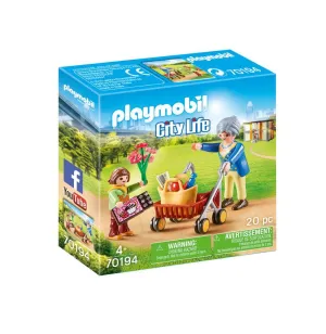 Playmobil 70194 City Life Grandmother With Child