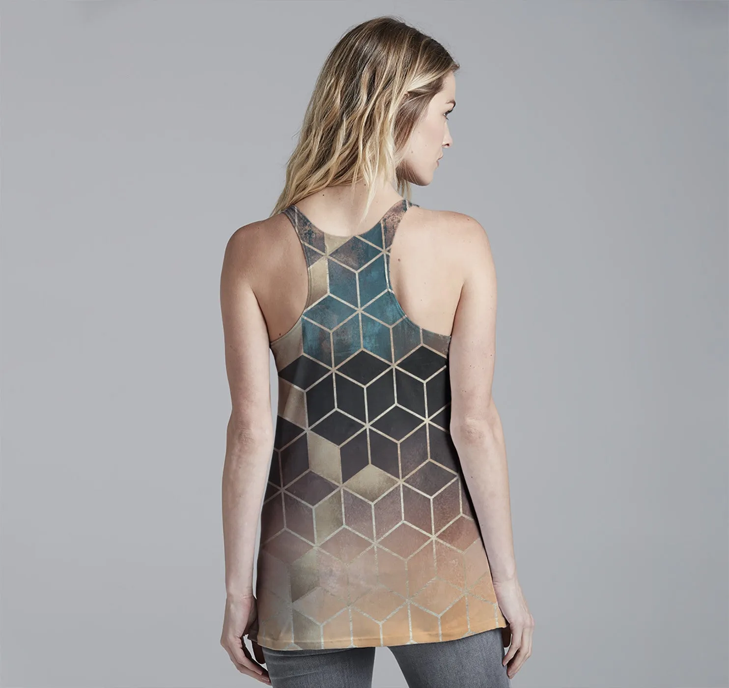 Racerback Tank, Dream Cubes