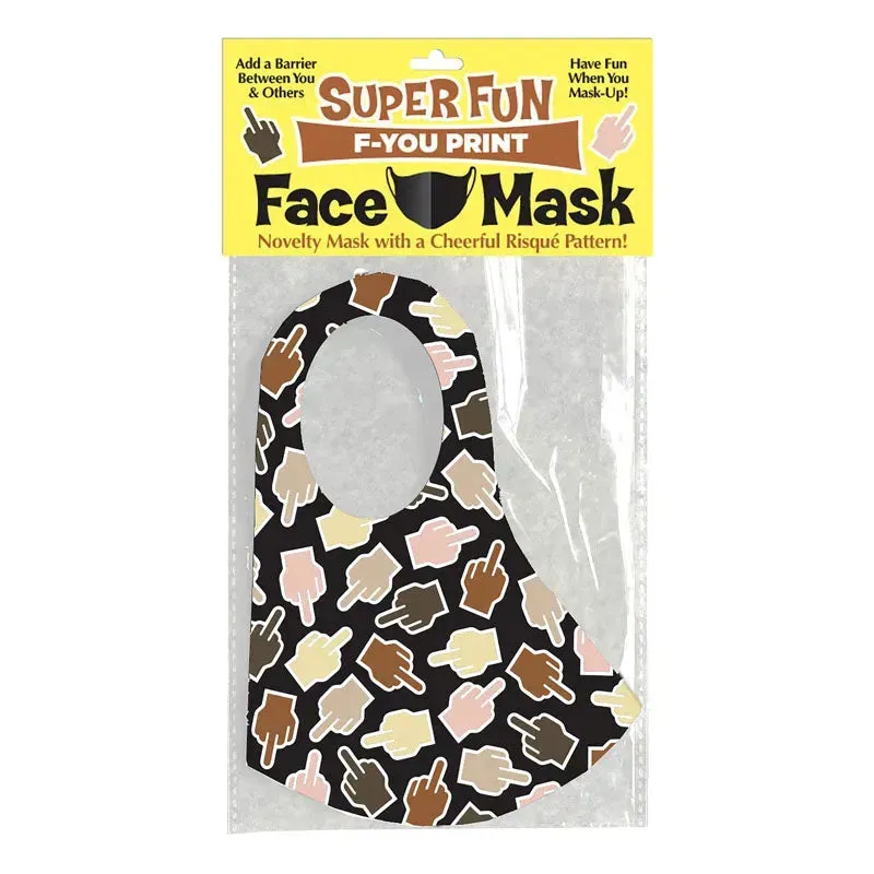 Super Fun F U FINGER Mask